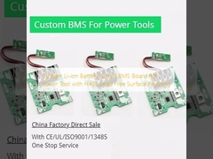 Custom Li-ion Battery Circuit BMS Board For Power Tool with HASL Lead Free Surface Finishing