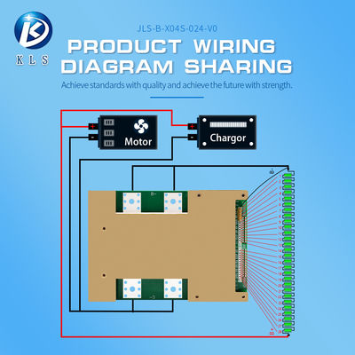 4s-28s 30A-100a Smart Active Balancer Bms 48v Lto Battery Bms 100a For Electric Tricycle