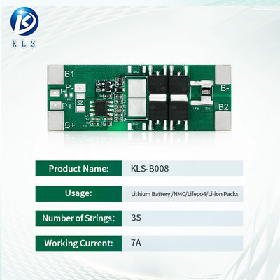 Custom Thickness 3S BMS Board 10A - 100A 12V Lithium Battery Protection Board