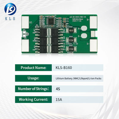 4S BMS Lifepo4 15A Active Balancer BMS Board For Power Tools And Solar Battery Pack