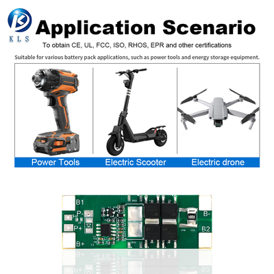 3S-24S Custom LiFePO4 BMS 12V-60V for Power Tools and EVs