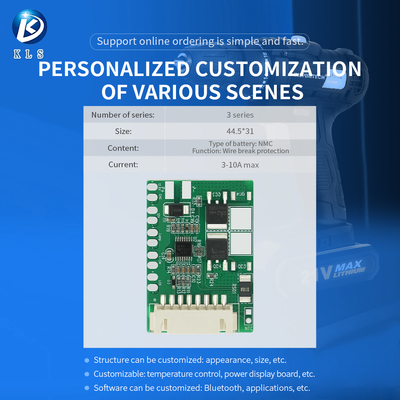 Custom LiFePO4 BMS 3S-24S 20A-60A with Bluetooth and Temp Sensor