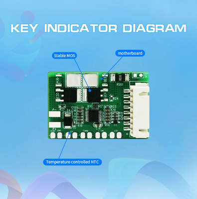 Custom LiFePO4 BMS 3S-24S 20A-60A with Bluetooth and Temp Sensor