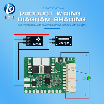 Custom LiFePO4 BMS 3S-24S 20A-60A with Bluetooth and Temp Sensor