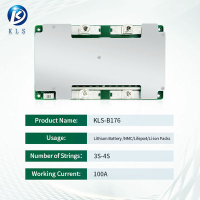 3S 4S 100A MAX 12V 16V Lifepo4 BMS For Converting Lead Acid Batteries To Lithium Batteries