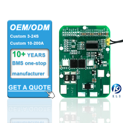 Custom LiFePO4 BMS 3-24S 10A-200A for Li-ion Battery Protection